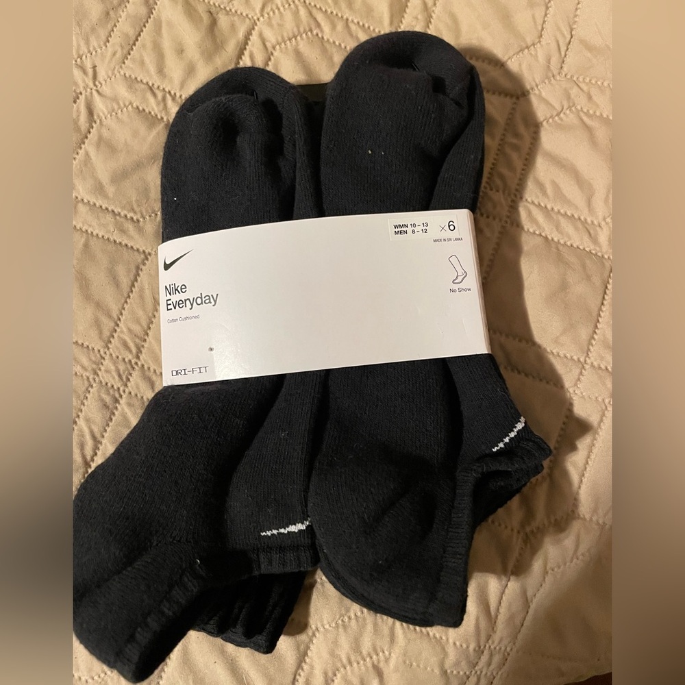 Nike Dri-Fit Black Athletic Socks
